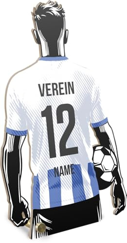 Generisch Berlin Geschenk personalisiert - Berlin Fanartikel: Holzbild - Geschenke, Fußball Geschenk für Männer, Frauen und Kinder, Geburtstagsgeschenk Soccer, Fussball Geschenke Jungen, Berliner Fan