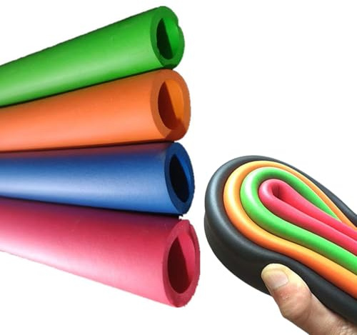 Soft foam rubber tubing Foam Tube for mobility scooter handle bars Freeze Protection Pipe Insulation Heat Preservation Insulated Pipe Cover for Tubing Outdoor(Black,ID32mm*5mm*100cm)