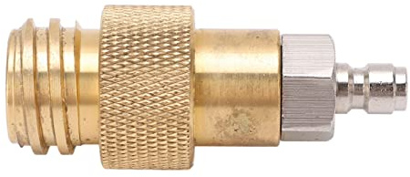 CO2 Refill Adapter, Brass Connector TR21‑4 Male Thread for Soda Maker Machine Refilling with Standard 8mm Thread, High Pressure, Structure and Easy Installation