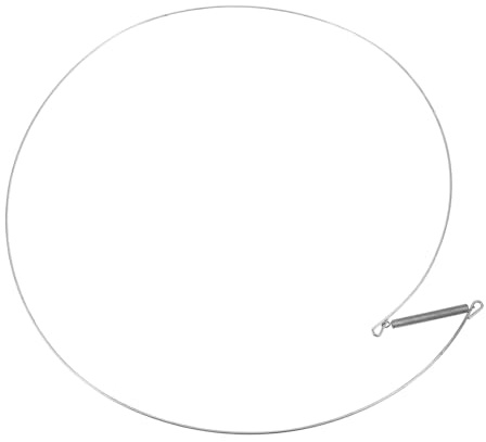 Ressort de Soufflet de Porte pour Lave-linge en Acier Inoxydable | Diamètre Approximatif 34cm, Couleur Argenté, Installation Facile, Étanchéité Renforcée