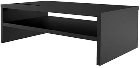 MVAVE Supporto per Monitor da scrivania 2 Tier Monitor Stand Riser with Phone Holder And Cable Management Desktop Organizer for Laptop