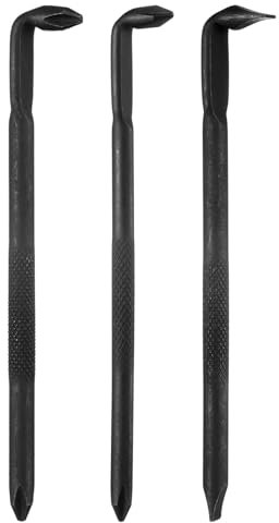 HARFINGTON 3pcs Offset Screwdriver Set PH2 PH1 SL6 Phillips Cross Head Right Angle 90 Degree Screw Driver Double Ended L-Type Hand Tool for Home Appliance Repair, Black