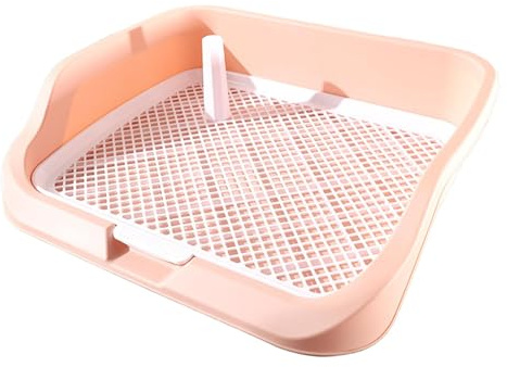 FewNvWa Hundetoilette für Drinnen Und Draußen, für Kleine Und Mittelgroße Rassen, Rosa