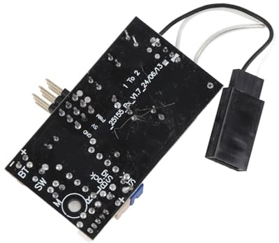 Drfeify Placa de Circuito de Actualización para Accesorios de Automóviles RC WPL BP BP B14/B14K/B -24/B24K, Versión de Gasolina del Kit de Sonido para los Entusiastas de los Autos de 1/16 RC (Placa