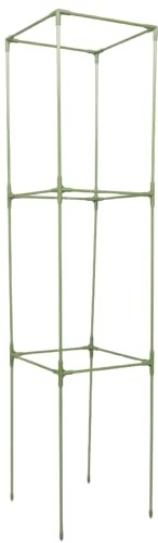 Abaodam Soporte para Plantas Trepadoras de Jardín Estructura Cuadrada Resistente la Intemperie Soporte para Tomates y Marco Ligero y Duradero para Cultivo Vertical Fácil Instalación para