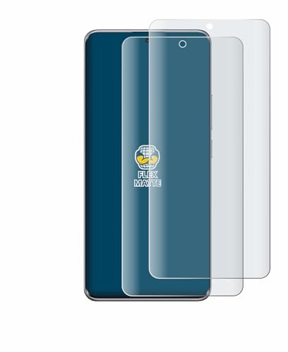 BROTECT Protector Pantalla para Xiaomi Redmi Note 14 Pro Plus 5G | 2 Unidades Mate Protección Pantalla Made in Germany 3D Curvo Anti-Reflejos Película Completa