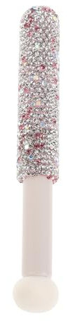 LIFKOME Bling Rhinestone Handle Mushroom Makeup Sponge Brush for Precise Concealer Foundation Application Soft Sponge Applicator for Smooth Even Coverage Portable Travel Beauty Tool for