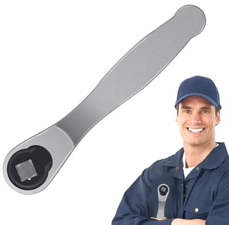 Générique 2 in 1 Ratchet Wrench | Socket and Gear Adapter with 72 Teeth | Small Quick Wrench for Mechanical Repair and Home DIY