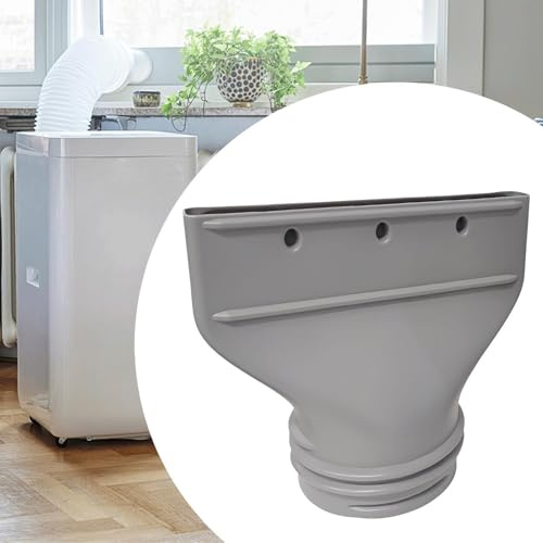 Platt Adapter för luftkonditioneringsslang | Avloppsslang Adapter för fönster | För 13 cm/15 cm diameter avloppsslang luftkonditioneringsfönster, för mobil/bil luftkonditionering