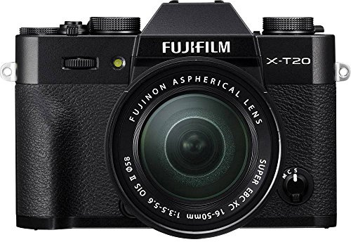 Fujifilm X-T20 Systemkamera mit XC16-50mm II/XC50-230mm II Objektiv Kit (Touch LCD 7,6cm (2,99 Zoll) Display, 24,3 Megapixel APS-C X-Trans CMOS III Sensor) schwarz