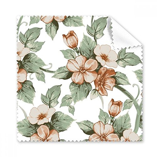 Elegante Rattan Blumen Dekorative Muster Pflanzen Gläsern Reinigungstuch Reinigungstuch Geschenk Handy-Display von 5 x