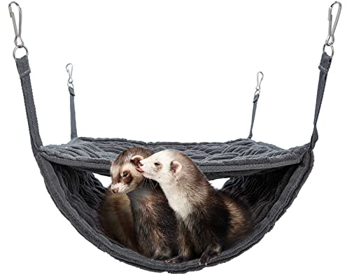 Niteangel Luxury Double Bunkbed Hammock, Fit 2 Adult Ferrets or 5 More Adult Rats