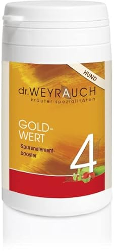 Dr. Weyrauch Nr. 4 Goldwert / 180 Kapseln Hund Ergänzungsfuttermittel für Hunde