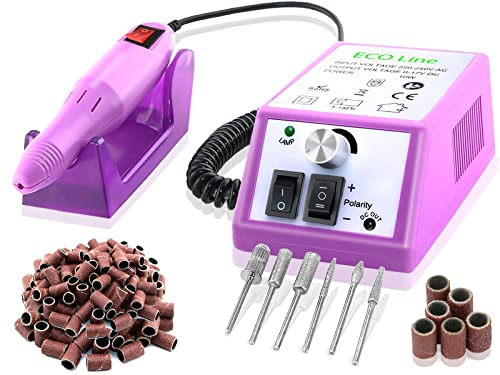 Elektrisches Hornhautentferner Fußpflege Set mit Nagelfräser, Fräser und Diamantschleifer 314-Teilig