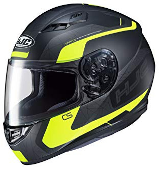 HJC Helmets Herren Nc Motorrad Helm, Schwarz/Gelb, M