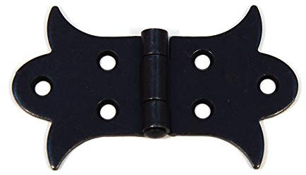 Puerta con bisagra plana de 87 x 50 mm Herrajes antiguos en la tienda de restauración Muebles Antiguos Shabby Vintage Cinta para muebles