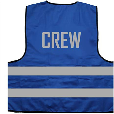 Warnweste - Signalweste - Crew - Warnweste mit reflektierendem Aufdruck ID: 453