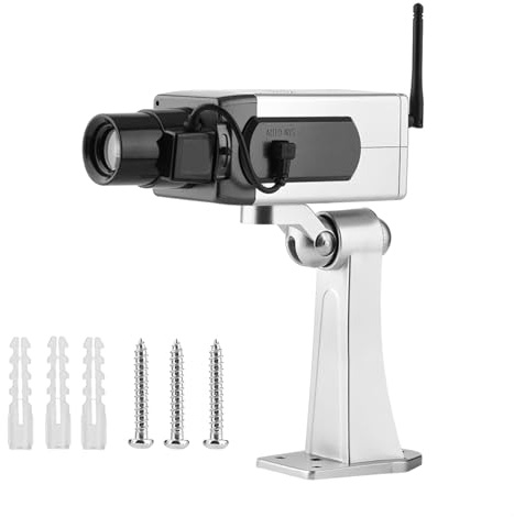 Dummy Fake Telecamera di Sorveglianza di Sicurezza Movimento Automatico Dummy Telecamera Simulata Per Interni Ed Esterni Per Casa, Centro Commerciale, Ristorante, Supermercato, Centro Commerciale Pedo