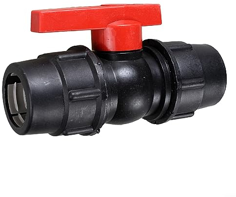 Oniissy PE Pipe Ball Valve With External Thread Stop Valve Ball Valve Fitting 16mm，20mm，25mm,32mm，40mm，50mm，63mm