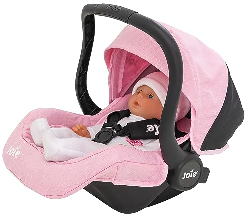 Joie Junior I-GEMM Dolls Car Seat | Comfort Carry Along Chair | Baby Doll Travel Car Seat with Storage | Integrated Strap Fits Dolls up to 45cm | Prams, Pushchairs and Dolls Accessories | Ages 3+