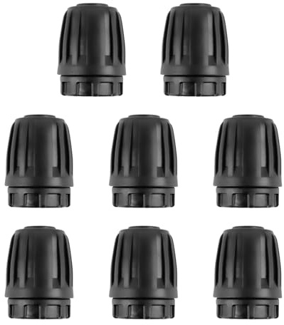 CINEMON Micro-Drip-System Lot de 8 bouchons de fermeture 20 mm, pour tuyau goutte-à-goutte, adaptateur de tuyau, fermeture pratique des tubes de 20 mm, technologie de connexion rapide et facile