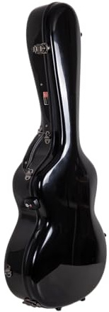 Crossrock Universeller Gitarrenkoffer aus Fiberglas für Gibson L-00, Yamaha LS/AC Concert, Taylor Grand Concert, und einige Arten von Dobro-Black (CRF2020-L00BK)