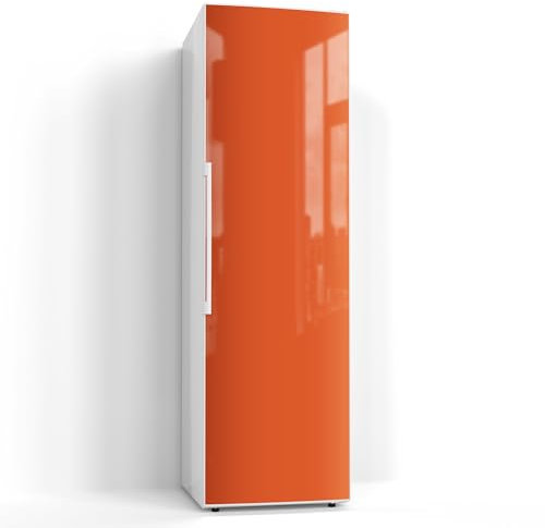 DEQORI Magnetfolie für Kühlschrank 60x200 cm | Unifarben - Terrakotta | dekorative Magnetmatte Gefrierschrank Schutz | Magnet Deko-Folie selbstklebend, magnetisch & beschreibbar