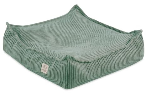 MISIOO Sitzkissen Boden Für Kinderzimmer, Weiches 60x60x20cm Bodenkissen In Quadratischer Form, Cord Material Mit Kuscheliger Füllung, Sitzkissen Für Kinder Zum Entspannen