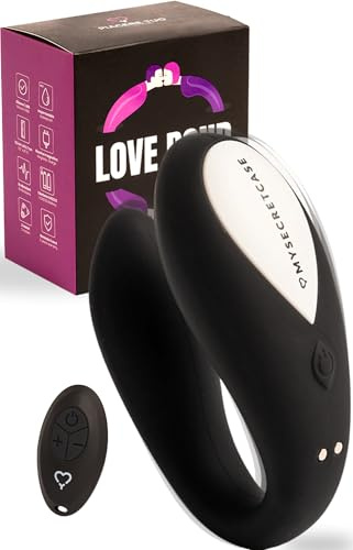 MySecretCase couple sextoyse avec telecommande - sex femme vibromasseur à distance, sextoy clitoridienne, oeuf vibrant, vibro stimulateur, plaisir clitoridien, vibrateures (pourpre) (Noir)