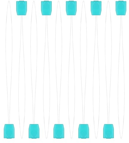 10uds Enhebrador de Agujas de Costura, 20cm de Largo Enhebrador de Hilo Herramienta para Enhebrar Hilo de Costura para Manualidades Costura Bordado Accesorios de Punto de Cruz