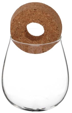 INOOMP Vaso Idroponico in Vetro Trasparente Per Piante Da Interno Contenitore Per Propagazione Senza Terra Fioriera Elegante Per Terrario Piccolo