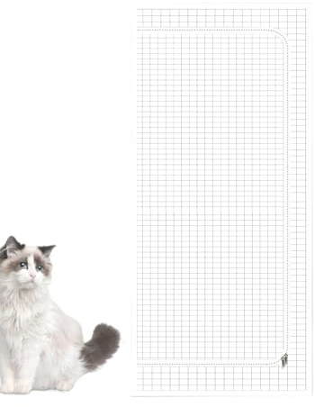 Katzengittertür, robustes, katzenresistentes Netzgewebe, strapazierfähiges, verdicktes Innennetz mit Reißverschluss, Haustierzubehör für Welpen und Kätzchen, 70 x 200 cm
