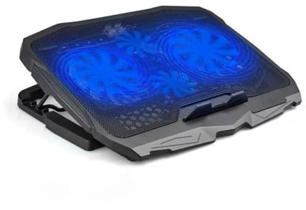 Base Refrigeradora Portatil Gaming Ventilador De Refrigeración Para Ordenador Portátil De 14/15, 6 Pulgadas, 2 Puertos USB, Soporte Para Portátil, Ventilador De Refrigeración Con Luz refrigeracion por