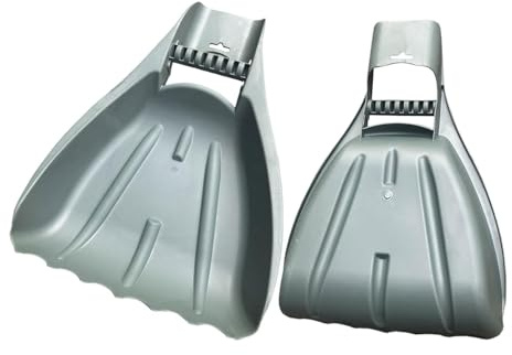 Kuntesetty 2 Piezas Recogedor de Hojas con Grandes Rastrillo Manual Y Pinza Recolectora de Agarre Cómodo Adecuado para El Cuidado del Césped Y
