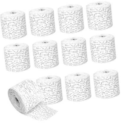 harayaa 12 rouleaux de gaze plâtrée, longueur totale 106,30 pouces (270 cm). Bandes de gaze plâtrée faciles à découper pour moulages et loisirs créatifs.