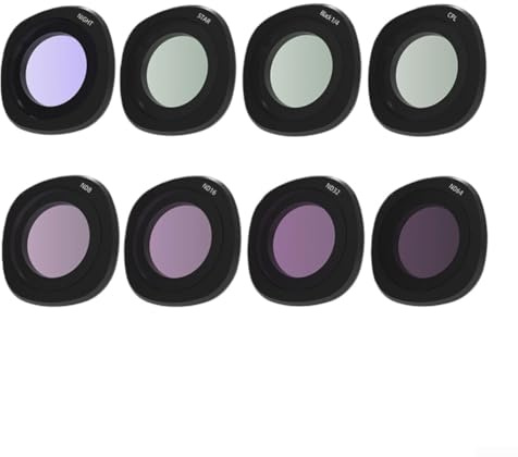 Drones Camera Filter Set, ND Filter Set with Multi-Coated Optical Glass Including UV and CPL for DJI NEO2 Photography and Videography(E)