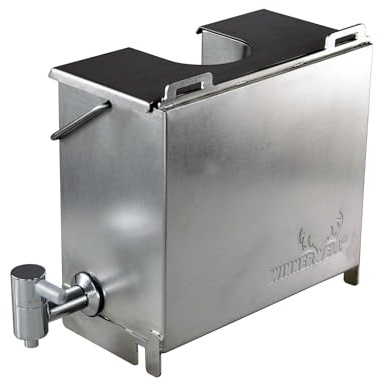 Winnerwell Water Tank Medium | Kompatibel mit mittelgroßen Kaminöfen | Haltbarer Edelstahl 304