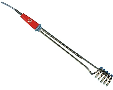 Karl Dahm Scaldacqua a Immersione con Spegnimento Automatico, 2000W 50cm I Scalda Acqua Elettrico con Profondità di Immersione 40cm I Ideale per Cantieri I Resistenza per Riscaldare l'Acqua – 10295