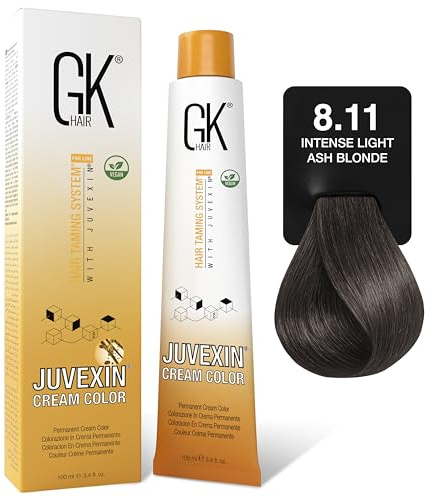GK Hair Crema Colorante per Capelli 100 ml – Colore Semi-Permanente Nutriente per Styling, Tonalità Naturali e Intense, Ideale per Colpi di Luce, Riflessi e Risultati Uniformi con Applicazione Facile