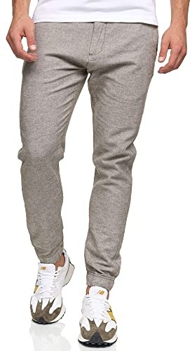 Indicode Hommes Blnda Pants | Pantalon en Lin et Coton