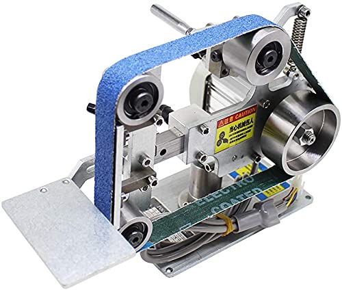 Jieotwice Bandmaschine, Bandschleifer, Poliererschärfer, Polierschleifmaschine mit Festem Winkel Offen, mit Bürstenlosem Motor 762x25mm(Set 1)