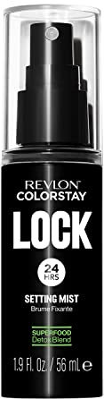 Revlon Colorstay 24 Hr Lock Setting Mist, effet matifiant, flouteur et absorbant de sébum, spray fixateur maquillage, 56 ml
