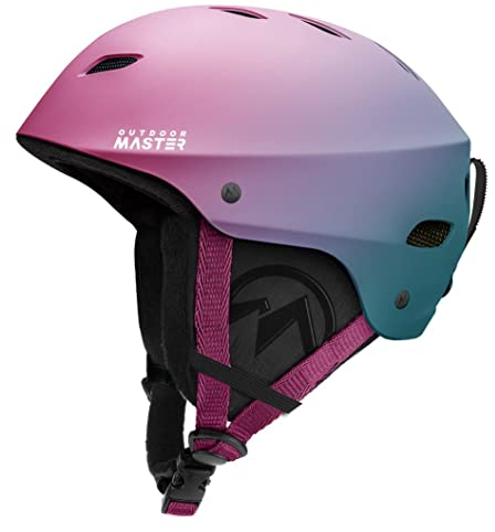 OutdoorMaster Kelvin Unisex Skihelm - Schneesporthelm für Skifahren/Snowboard mit Belüftungssystem, Schneehelm für Herren, Damen & Jugend
