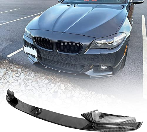 Auto Frontspoiler für BMW F10 5 SéRie 528i 2011 2012 2013 2014 2015 2016 M Sport,Frontspoiler Protector FrontstoßStangenlippe Autoantikollisionsschutz Body Kit