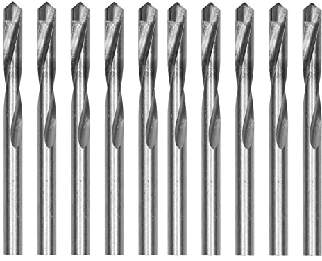 10 forets carbure 6,5mm tige droite acier tungstène