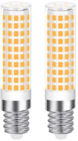 tkhetiana E14 LED Lampe warmweiß 3000k,Kein Flimmern 12W LED Birne E14,11W E14 Glühbirne Led Mais Birne, AC220-240V,Ersatz 100W 110W Halogenlampe,Enegiesparende e14 led Leuchtmittel,2 Stück