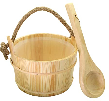 ice bucket, ice bucket gift Wood Ice Buckets With Liner Extended Handle 6l/1.32 Gallons Ice Buckets With Scoop For Bar Champagne And Beer wine buckets for parties