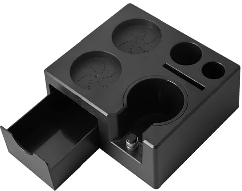CAFEMASY Espresso Tamping Station Organizer - Espresso Machine Accessories Coffee Tamper Station Holder for 58mm 54mm 51mm Epsresso Portafilter Coffee Tools Organzier for Baristas