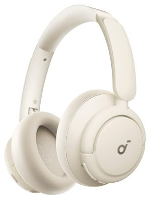soundcore by Anker Q30 Hybrid Active Noise Cancelling Headphones with Multiple Modes, Hi-Res Sound, Custom EQ via App, 50H Playtime, Comfortable Fit Bluetooth Headphones Multipoint Connection (White)
