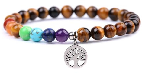 Miracles Minéraux Bracelet 7 chakras en pierre naturelle | fait main en France